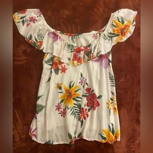 Old Navy Tropical Blouse